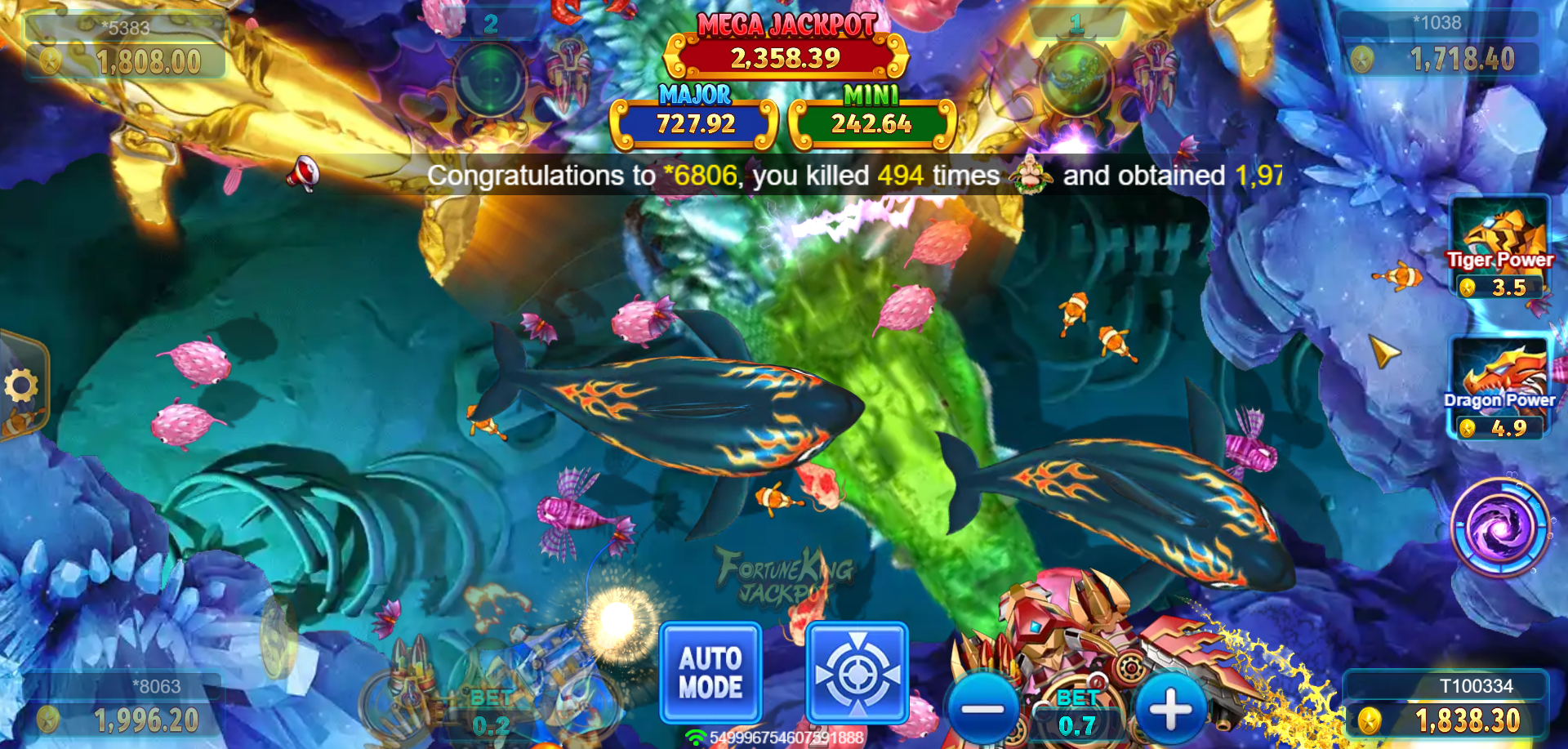 Fortune King Jackpot Fishing - Ancient Crocodile - mamak24m