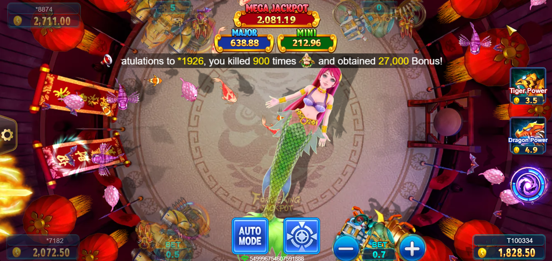 Fortune King Jackpot Fishing - Mermaid - mamak24m
