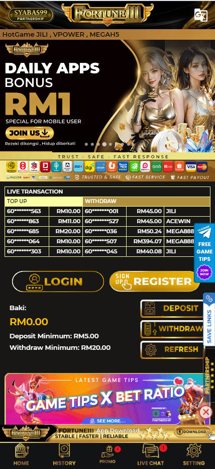 Fortune111 - Homepage - mamak24m