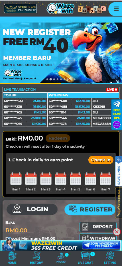 Waze2Win - Homepage - mamak24m