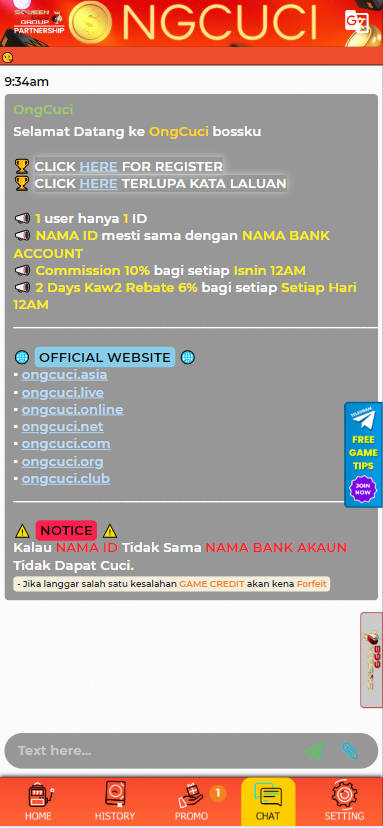 OngCuci - Live Chat - mamak24m