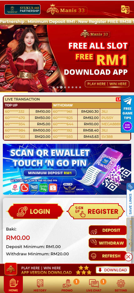 Manis33 - Homepage - mamak24m