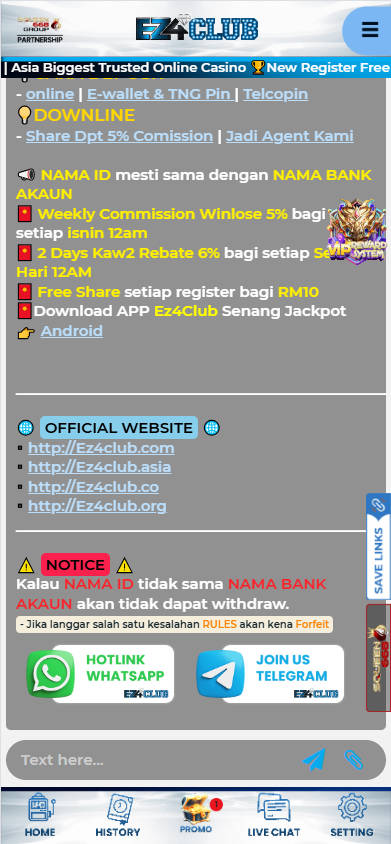EZ4CLUB - Livechat - mamak24m