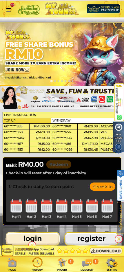 MyTown33 - Homepage - mamak24m