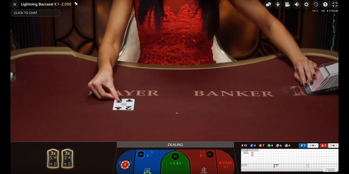 Lightning Baccarat - Gameplay 2 - Mamak247