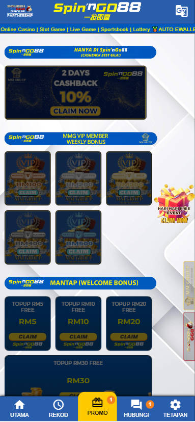 Mamak24 - Spin'nGo Casino Review - Promotions - Mamak247