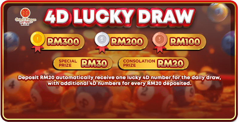 4D Lucky Draw Banner - mamak24m
