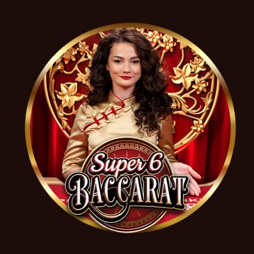 Golden Baccarat Super 6 - Logo - mamak24m