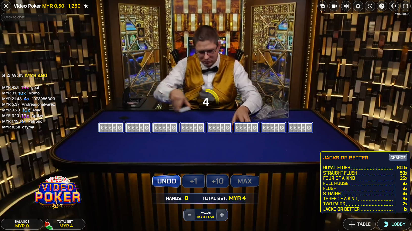Video Poker - Gameplay 1 - mamak24m