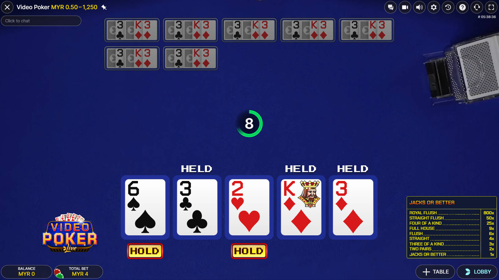 Video Poker - Gameplay 2 - mamak24m