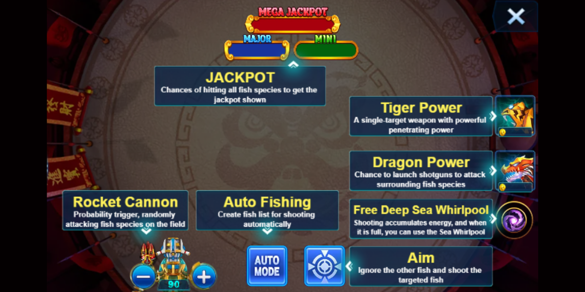Fortune King Jackpot Fishing - Interface - mamak24m