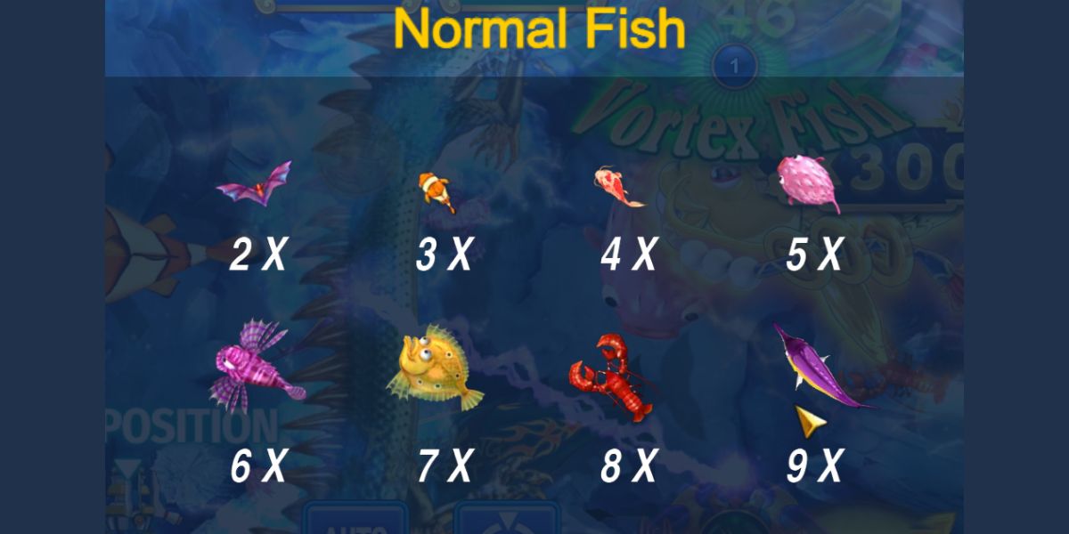Fortune King Jackpot Fishing - Paytable 1 - mamak24m